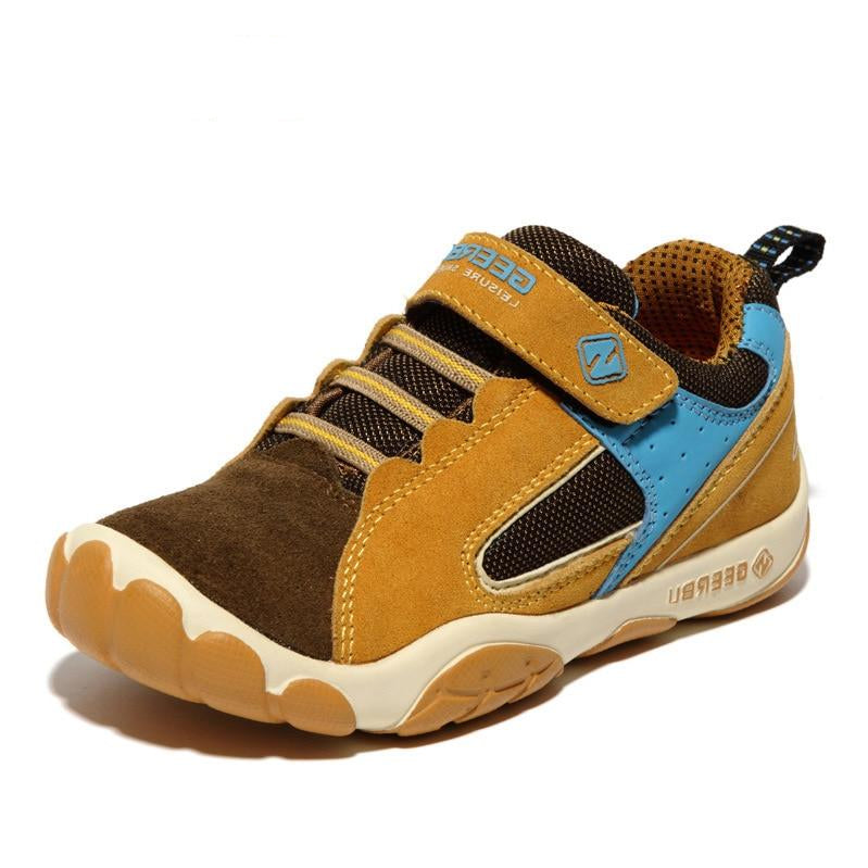 Leather Children Shoes Size 28-40 Waterproof  Sneakers Breathable Girls and Boys - Ikidso