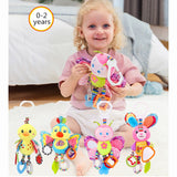 Baby Rattles Stroller Soft Crib Bed Hanging Bells Toys - Ikidso