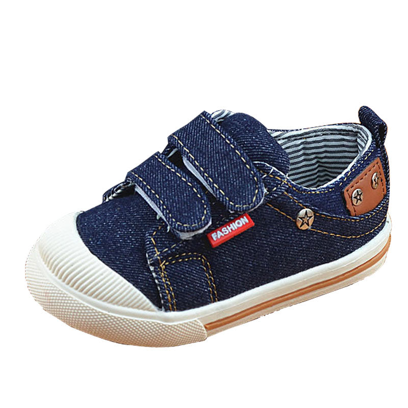 Kids Shoes for Girls Boys Sneakers Jeans Canvas - Ikidso