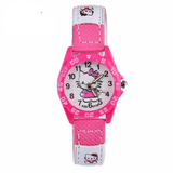 Kitty Kids Watches Girls Children Pink Dress Wrist Watch - Ikidso