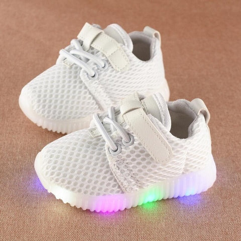 New Fashion Children Shoes With Luminous Sneakers Shoes Glowing - Ikidso