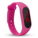 Children Watch Led Sports Kids Watches Men Women PU Electronic Digital Clock - Ikidso