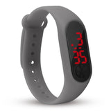 Children Watch Led Sports Kids Watches Men Women PU Electronic Digital Clock - Ikidso