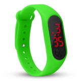 Children Watch Led Sports Kids Watches Men Women PU Electronic Digital Clock - Ikidso