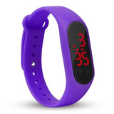 Children Watch Led Sports Kids Watches Men Women PU Electronic Digital Clock - Ikidso