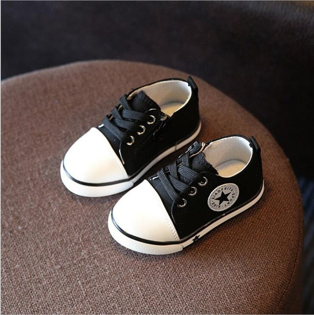 Spring Canvas Children Shoes Girl Breathable Sneaker Shoes Boys&Girls - Ikidso