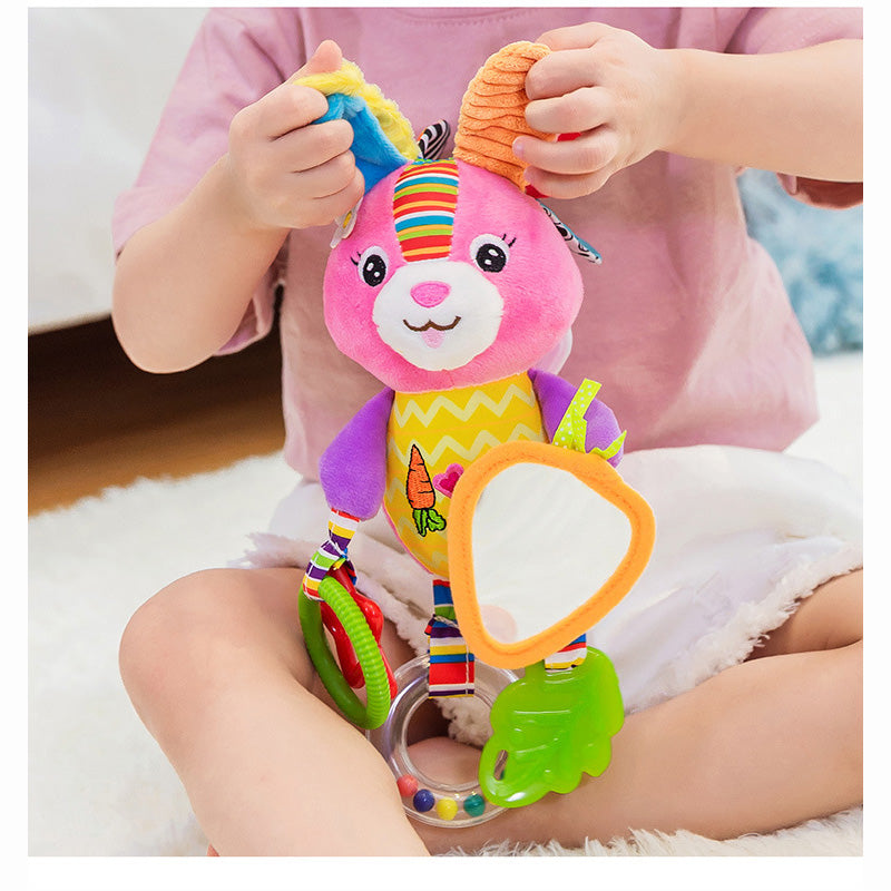 Baby Rattles Stroller Soft Crib Bed Hanging Bells Toys - Ikidso