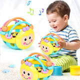 Bell Ball Toy Rattles Develop Baby Intelligence Baby Activity Grasping - Ikidso