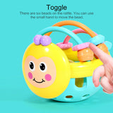 Bell Ball Toy Rattles Develop Baby Intelligence Baby Activity Grasping - Ikidso