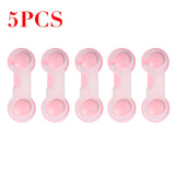 5pcs Plastic Baby Safety Protection  Cabinets Boxes - Ikidso
